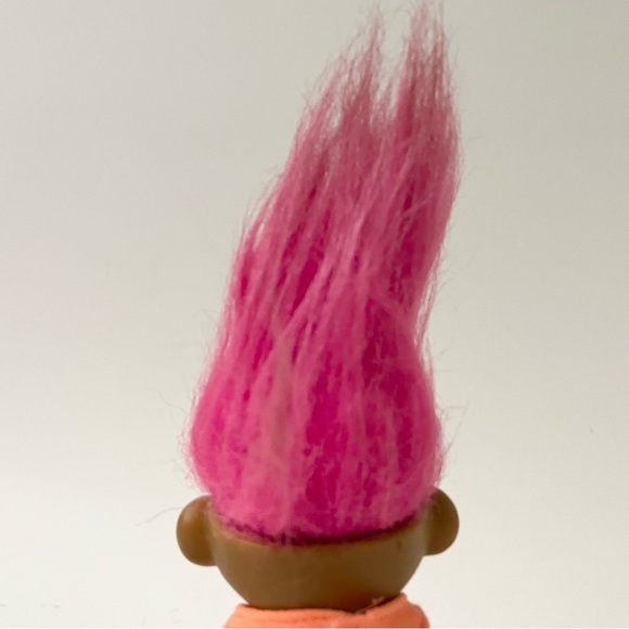 Vintage Russ Troll I Love Biking Pink Hair Doll - Picture 7 of 16